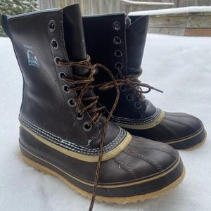 Vintage leather Sorel boot - 1964 Premium - ladies 9 / mens 7